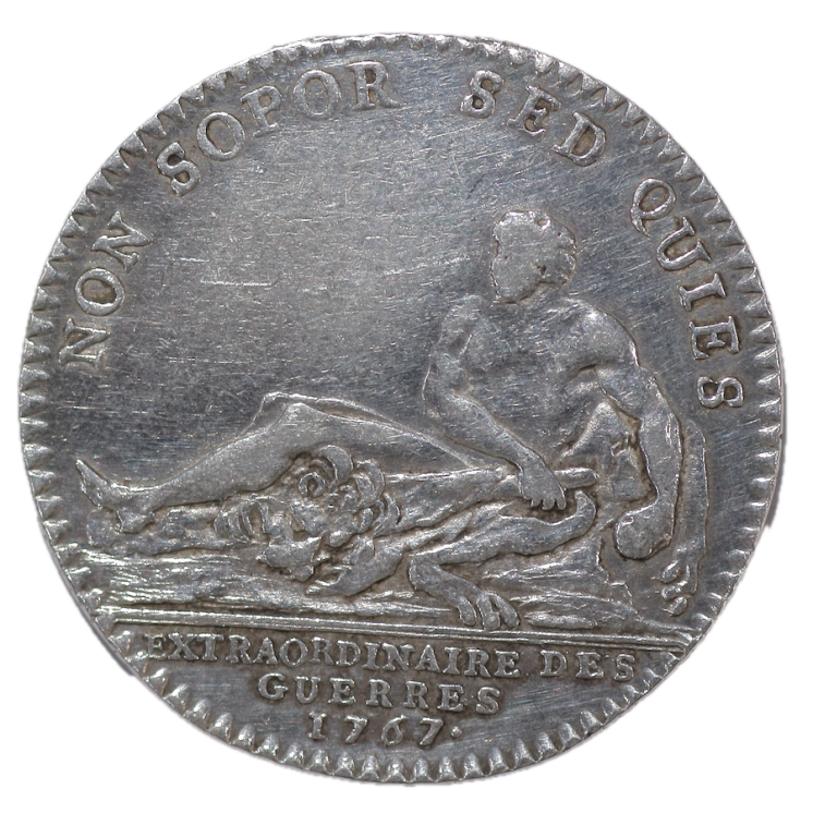 France - Jeton Extraordinaire des Guerres, 1767, Louis XV