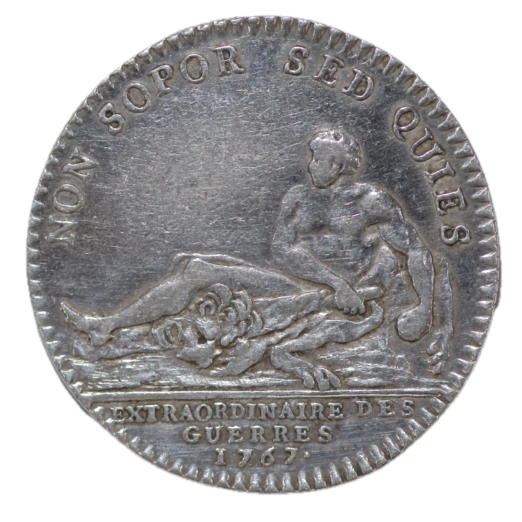 France - Jeton Extraordinaire des Guerres, 1767, Louis XV