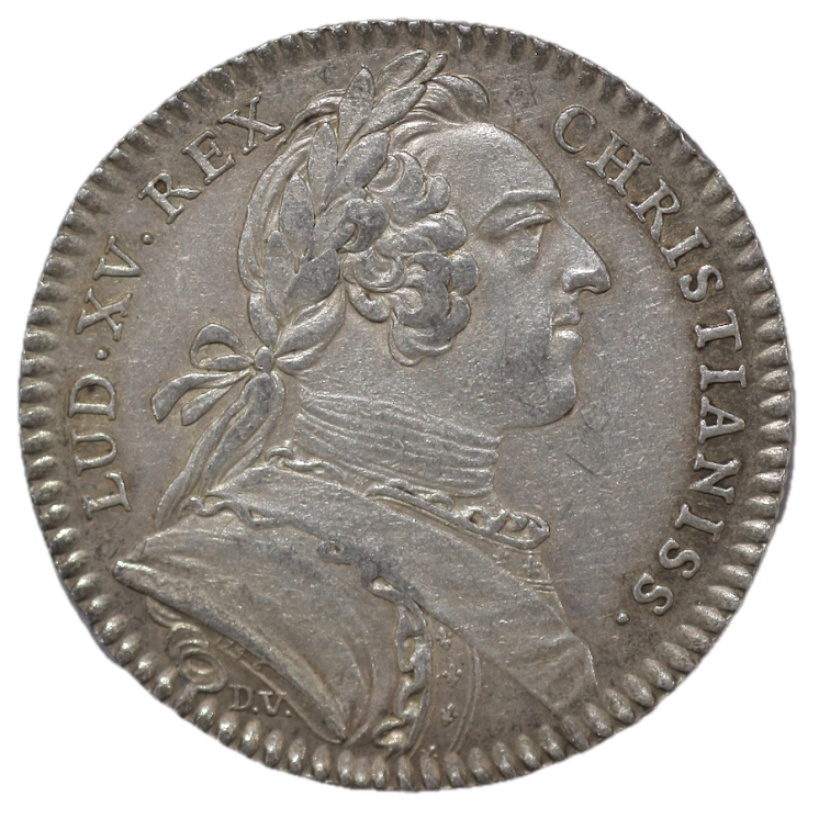 France - Jeton des Etas de Bretagne, 1748, Louis XV