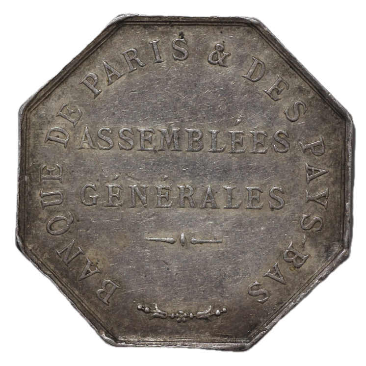 France - Jeton Assemblées Générales de la Banque de Paris et des Pays-Bas