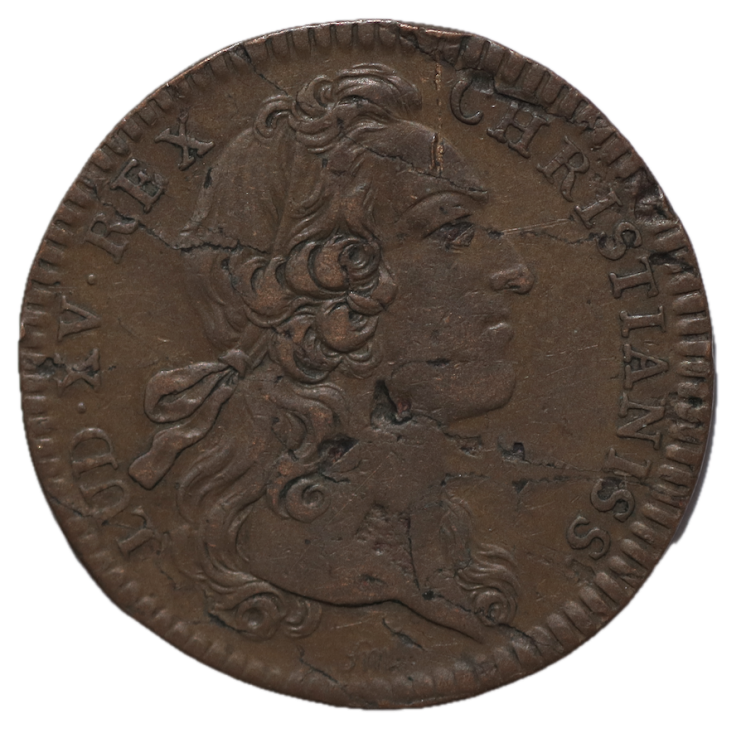 France - Jeton royal, 1742, Louis XV, Parties Casuelles