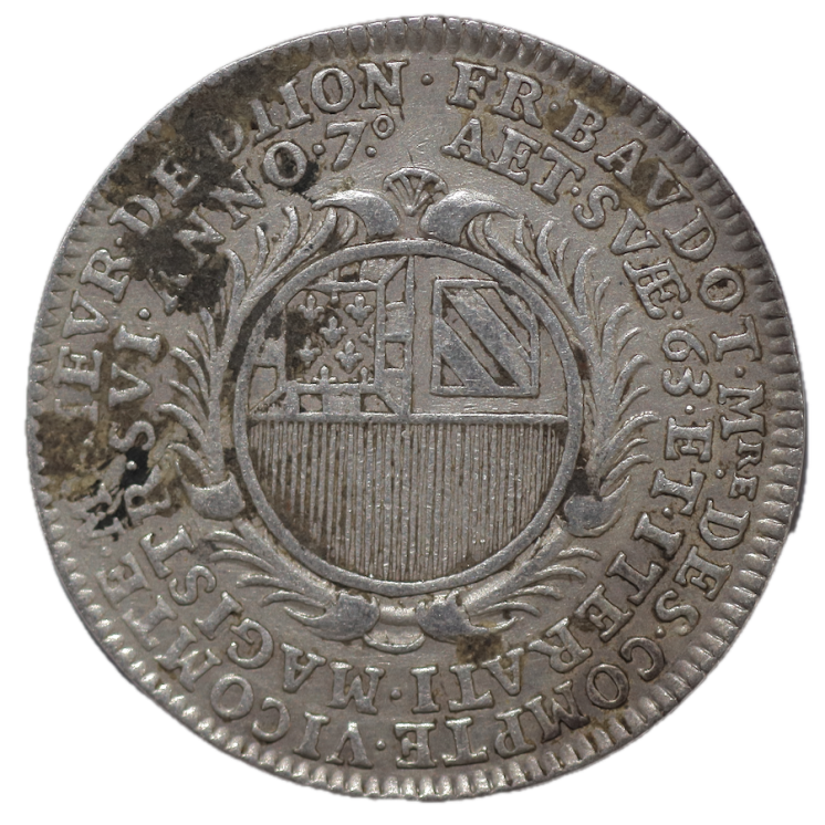France - Jeton de François Baudot, Maire de Dijon, 1701