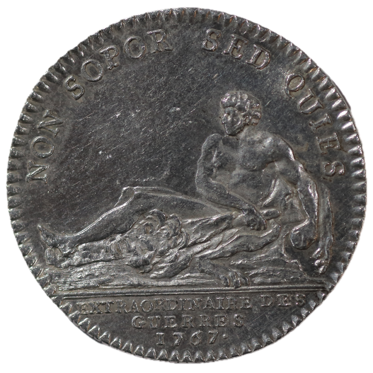 France - Jeton Extraordinaire des Guerres, 1767, Louis XV