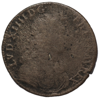 France - Jeton Louis XIV, Galères Royales Marine, cuivre