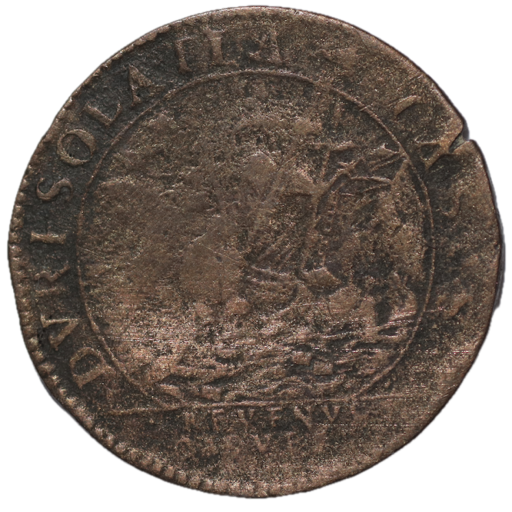 France - Jeton Louis XIV, Galères Royales Marine, cuivre