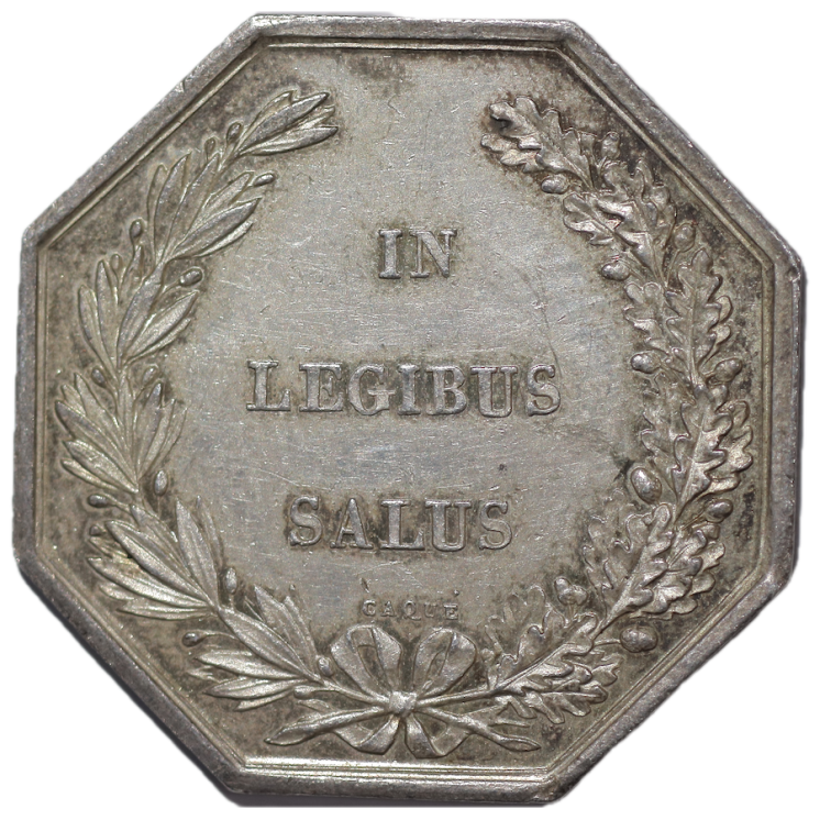 France - Jeton Henri XV, 1740, Trésor Royal