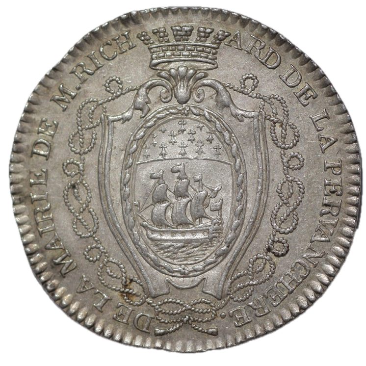 France - Jeton Legibus Salus, Chambre des Avoués de Tours