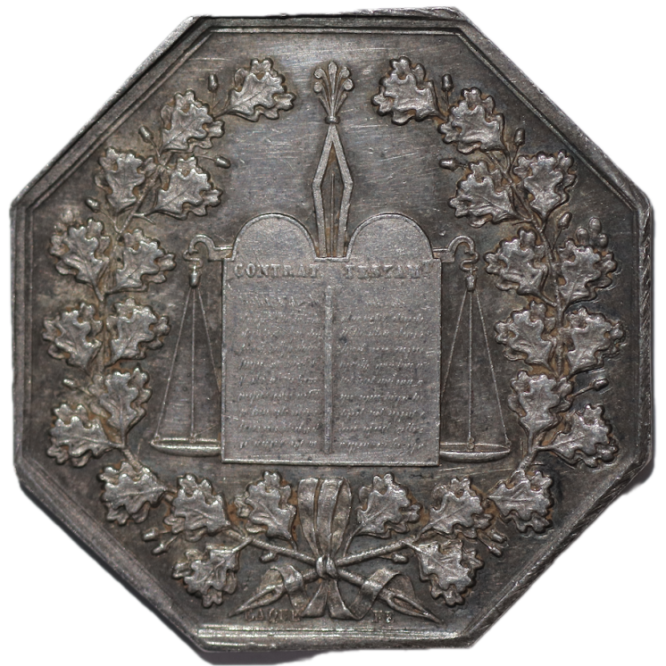 France - Jeton de la Chambre des Notaires de l'arrondissement de Senlis