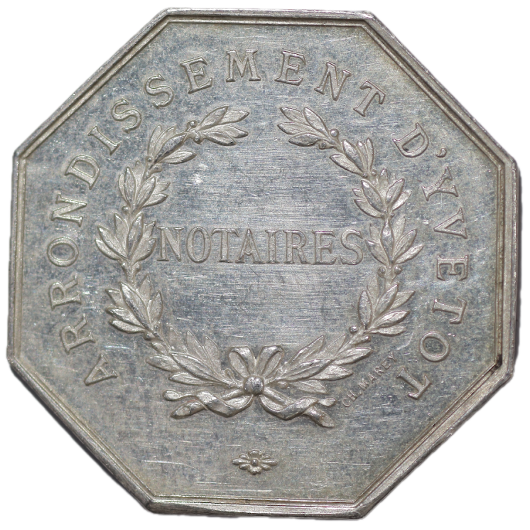 France - Jeton Notaires de l'arrondissement d'Yvetot