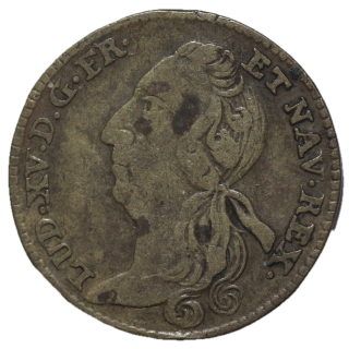 France - Jeton Royal, 1744, Statue de Louis XV à Bordeaux, Laiton