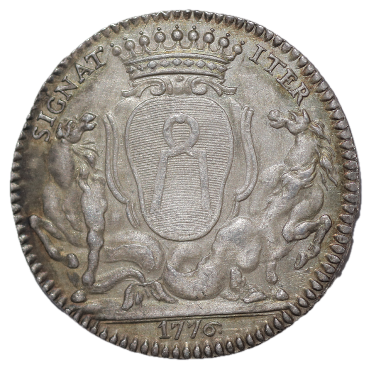 France - Jeton Mairie de Nantes, 1776, M. Gellée de Premion