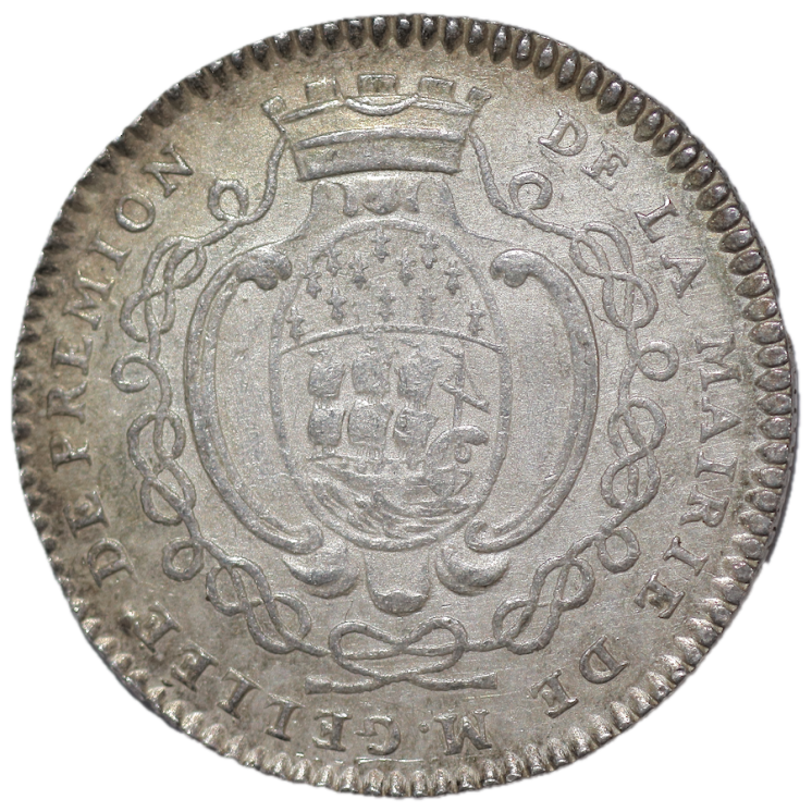 France - Jeton Mairie de Nantes, 1776, M. Gellée de Premion