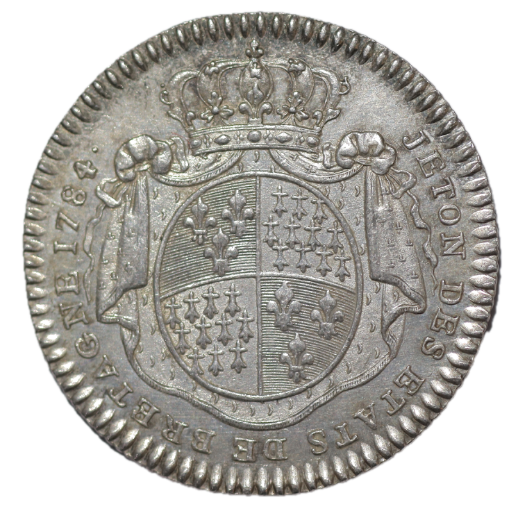 France - Jeton des Etats de Bretagne, 1784, Louis XVI