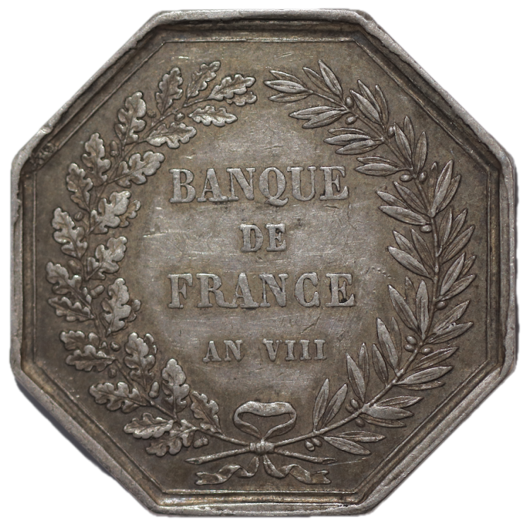 France - Jeton de la Banque de France, An VIII
