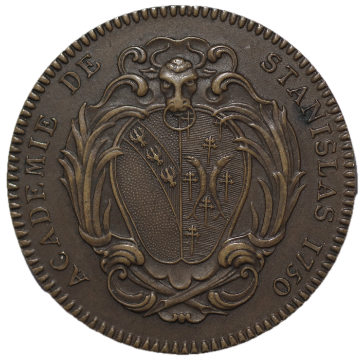 France - Jeton de l'Académie de Stanislas, 1750