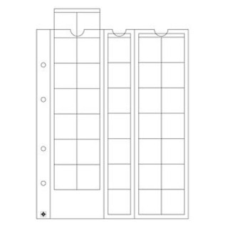 Leuchtturm - Feuilles numismatiques Optima (27mm)