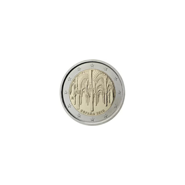 2010 - Espagne, 2 Euros centre historique de Cordoue