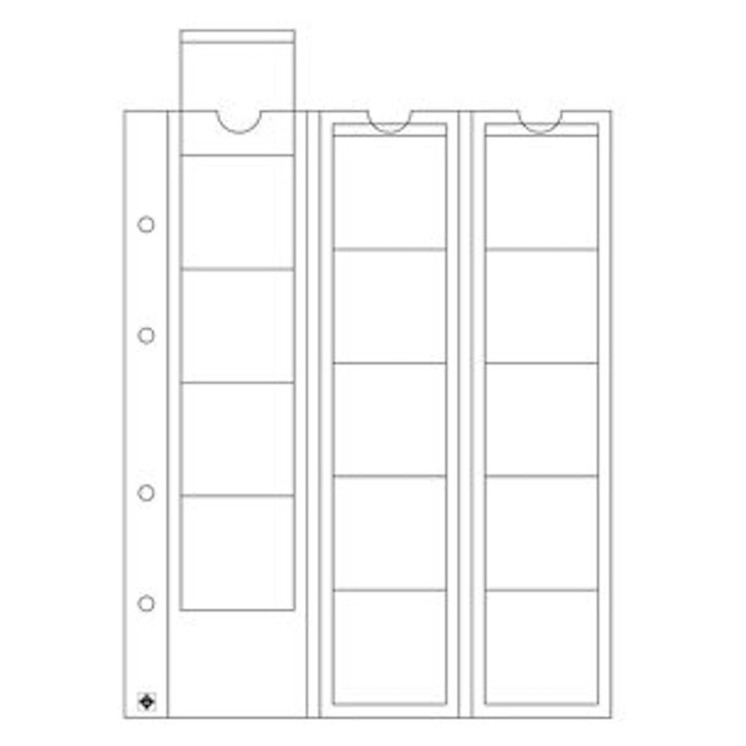 Leuchtturm - Feuilles numismatiques Optima (42mm)