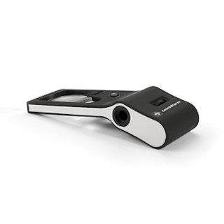 Leuchtturm - Loupe de poche "6 en 1", grossit x15, avec led