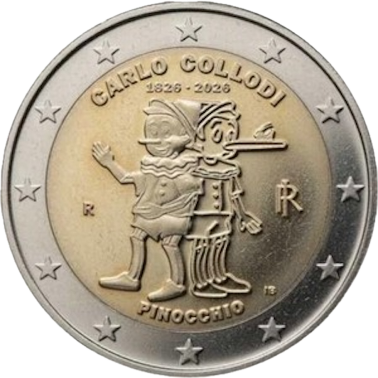 2026 - Italie 2€ Pinocchio, UNC