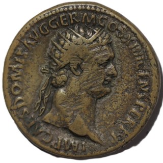 Rome - Domitien, (81-96), Dupondius (Virtuti)