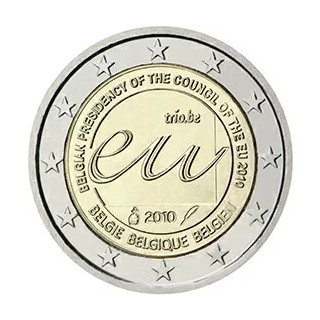 2010 - Belgique, 2 euros présidence belge du Conseil de l’Union européenne en 2010