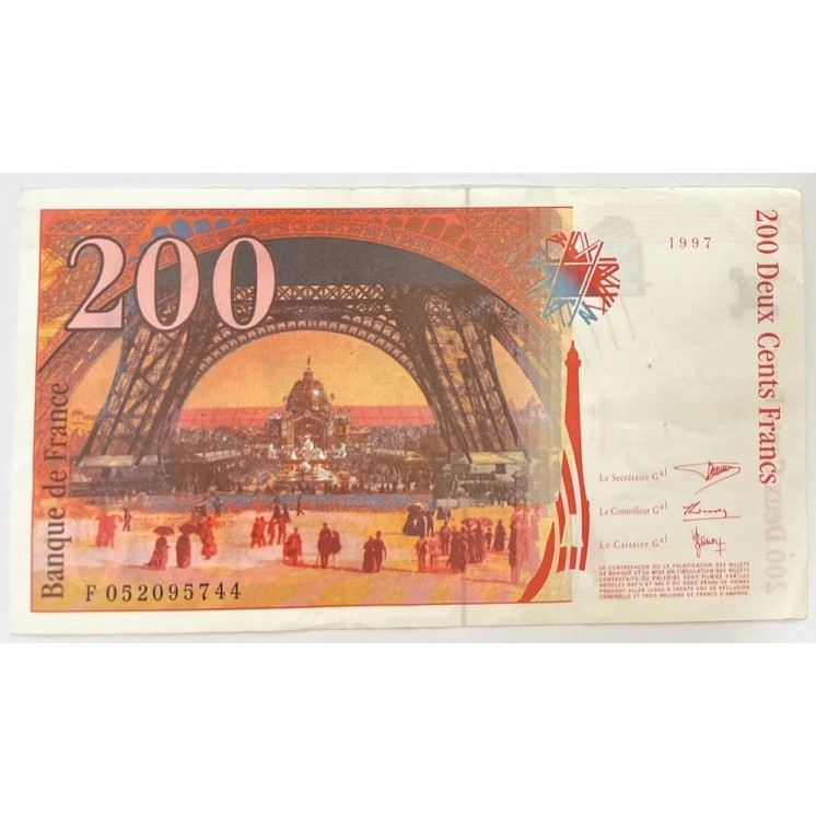 France - 200 Francs Gustave Eiffel, 1997