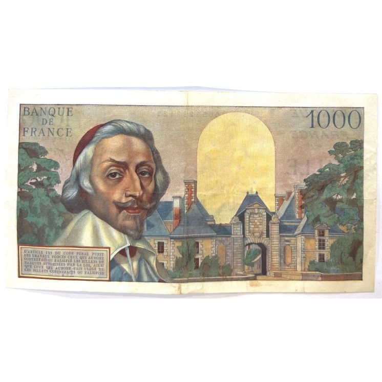 France - 1000 Francs Richelieu, F.7-1-1954.F.