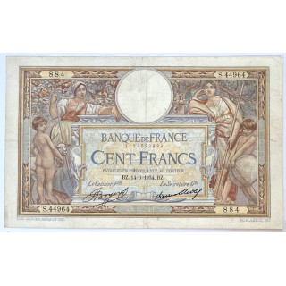 France - 100 Francs Luc Olivier Merson, BZ.14-6-1934.BZ