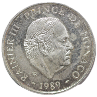 Monaco 100 Francs, 1989