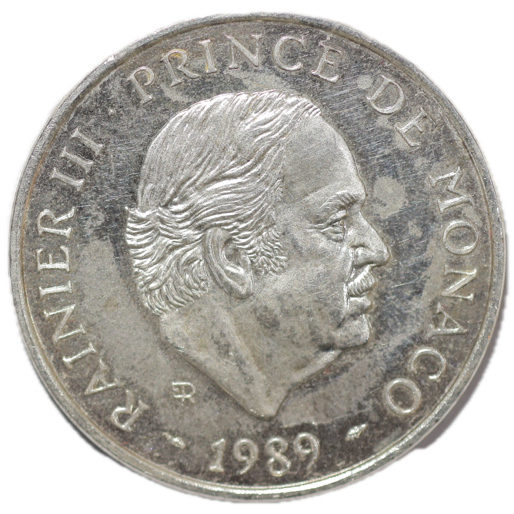 Monaco 100 Francs, 1989