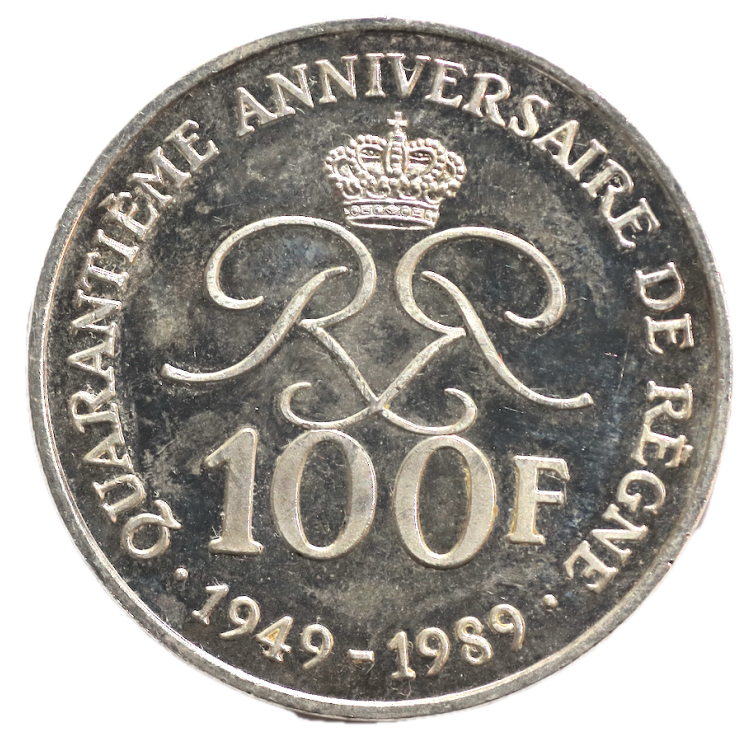 Monaco 100 Francs, 1989
