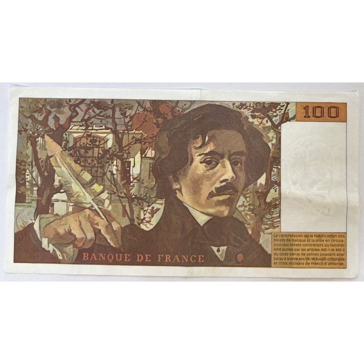 France - 100 Francs Delacroix, 1994