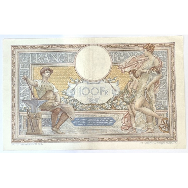 France - 100 Francs Luc Olivier Merson, FR.27-9-1934.FR