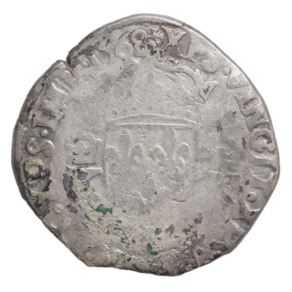 France - Charles IX (1560-1574), Teston, 1568, L, Bayonne