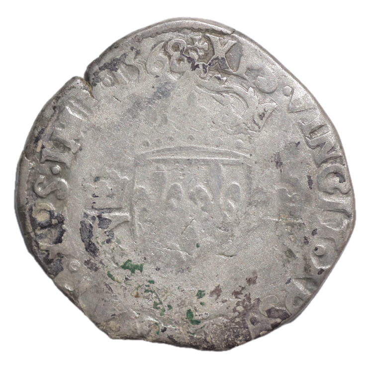 France - Charles IX (1560-1574), Teston, 1568, L, Bayonne