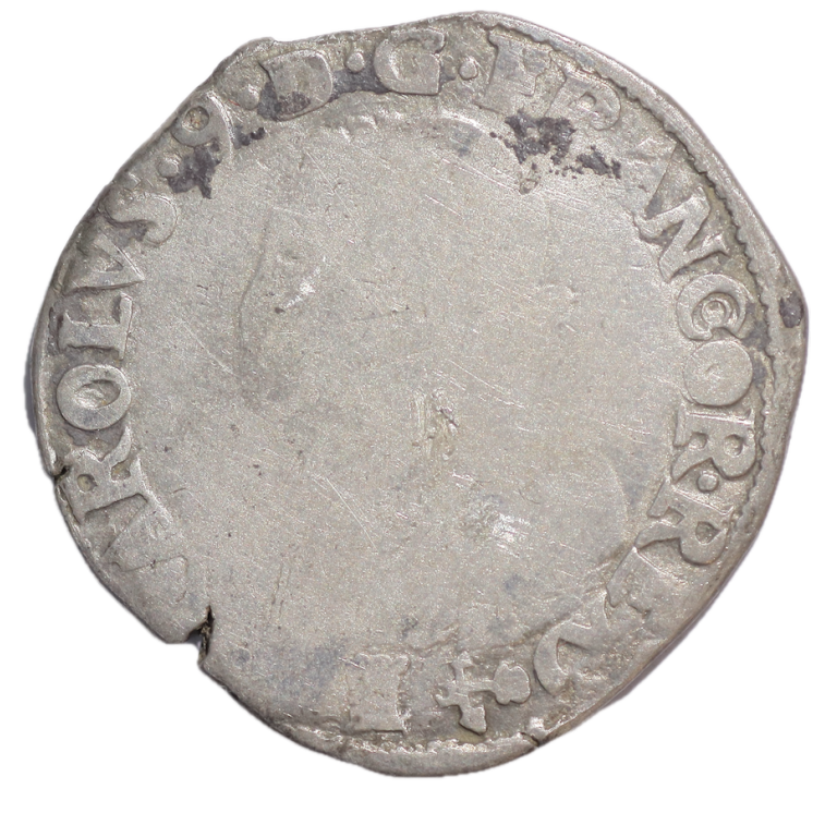 France - Charles IX (1560-1574), Teston, 1568, L, Bayonne