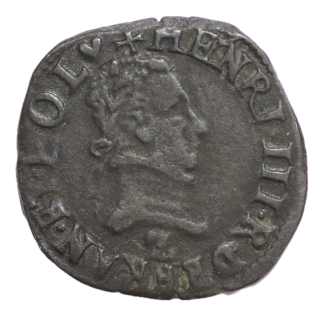 France - Henri III (1574-1589), Double Tournois du Dauphiné, 1589, Z (Grenoble)