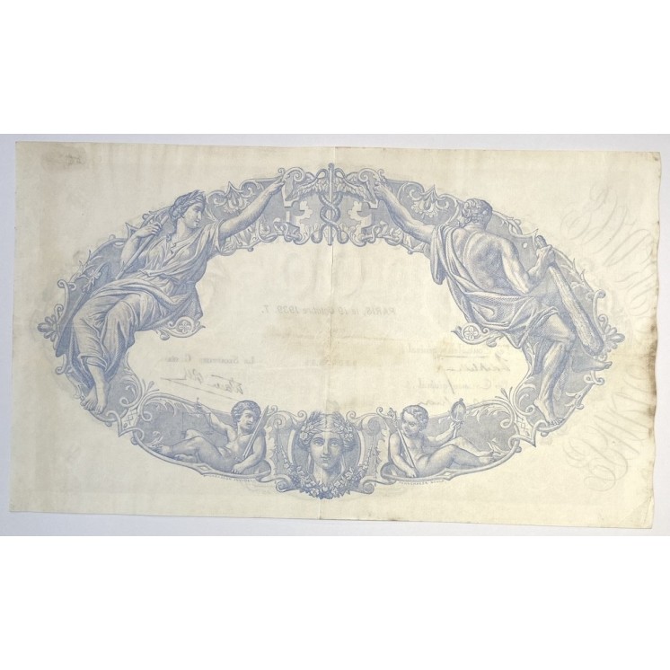 France - 500 Francs Bleu et Rose, 19 octobre 1939