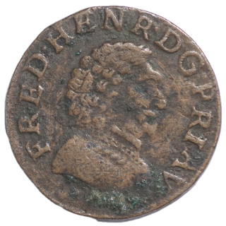 France - Principauté d'Orange, Frédéric Henri ( 1625-1647), Double Tournois