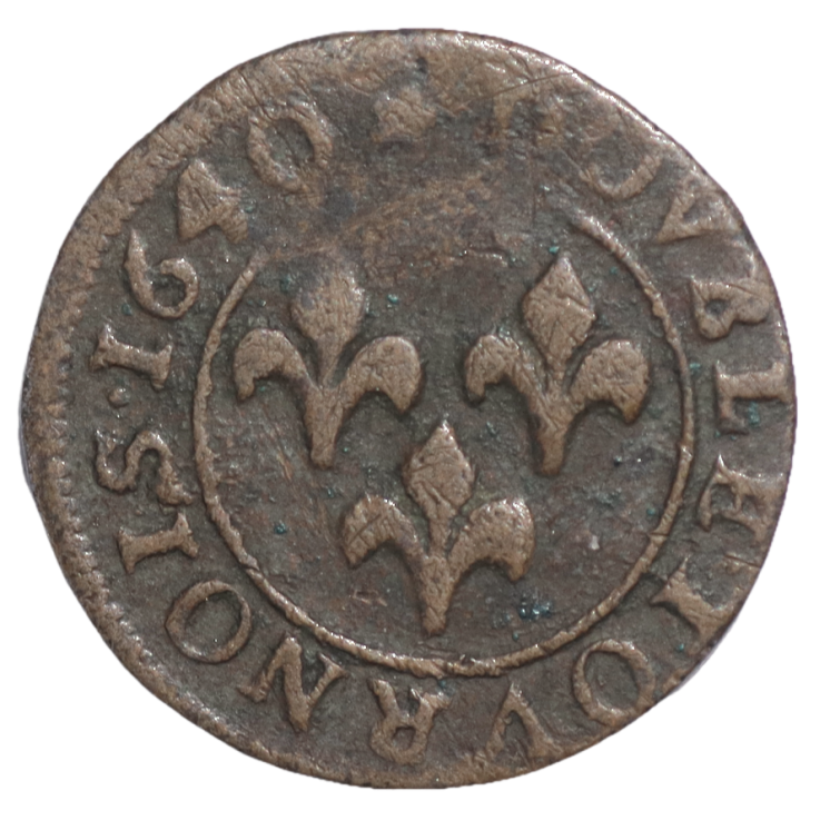 France - Principauté d'Orange, Frédéric Henri ( 1625-1647), Double Tournois