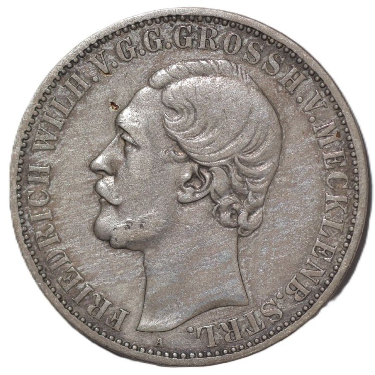 Allemagne - Frédéric Guillaume (1860-1904), Thaler, 1870, A, 50 000 Ex.