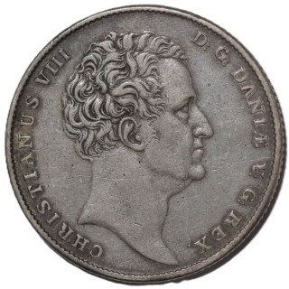 Danemark - Christian VIII (1839-1848), 1 Specie daler, 1847, FF