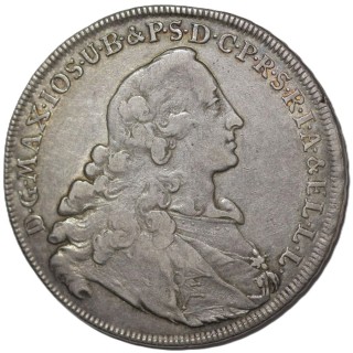 Allemagne - Maximilien III ( 1745-1777), Bavière, Thaler, 1756