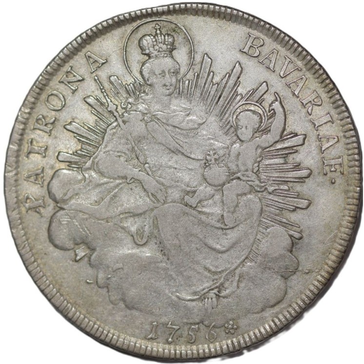 Allemagne - Maximilien III ( 1745-1777), Bavière, Thaler, 1756