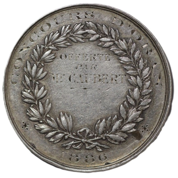 France - Médaille, Concours d'Oran, 1886