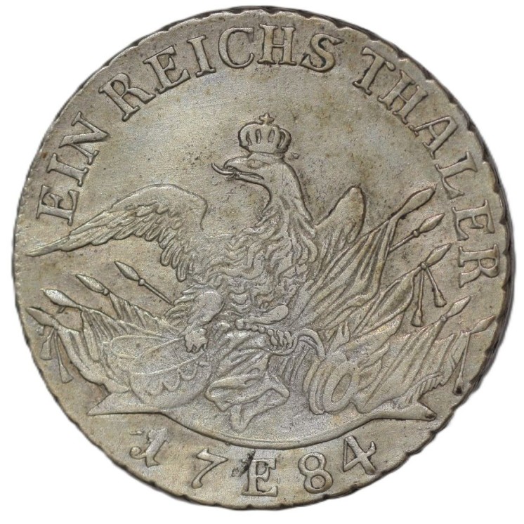 Allemagne - Prusse, Frederic II (1740-1786), Thaler, 1784, E