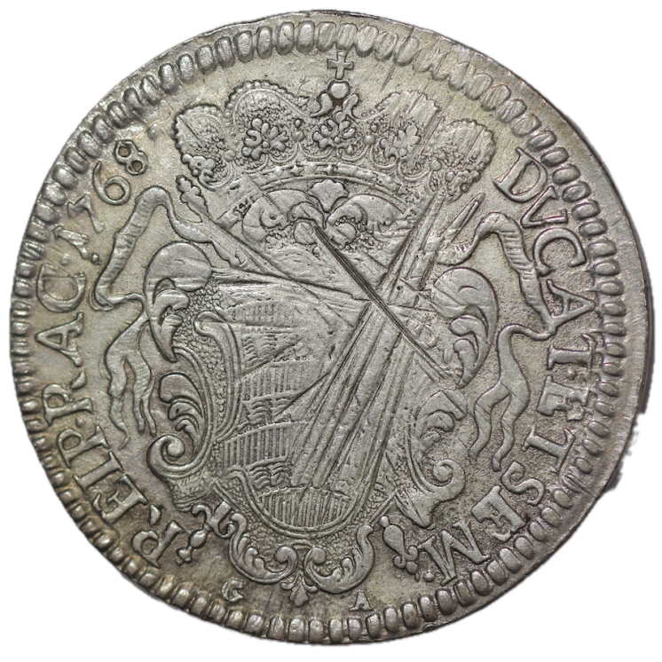 Yougoslavie - Dalhame, Raguse, 1 Thaler rectoral, 1768