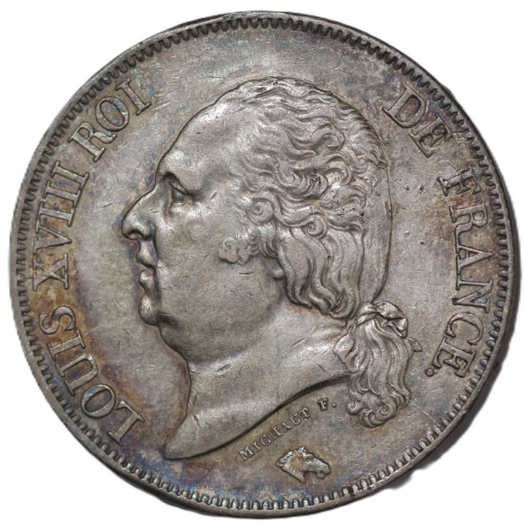 France - Louis XVIII (1815-1822), 5 Francs, 1822, A