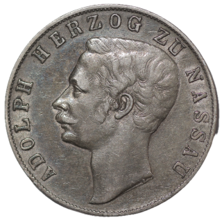 Allemagne - Nassau, Adolphe (1839-1866), Thaler, 1860, Z